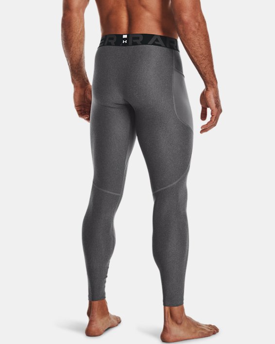 Mens Under Armour Charged Compression Leggings Grey Size M 